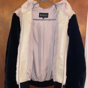 SHACI faux fur jacket